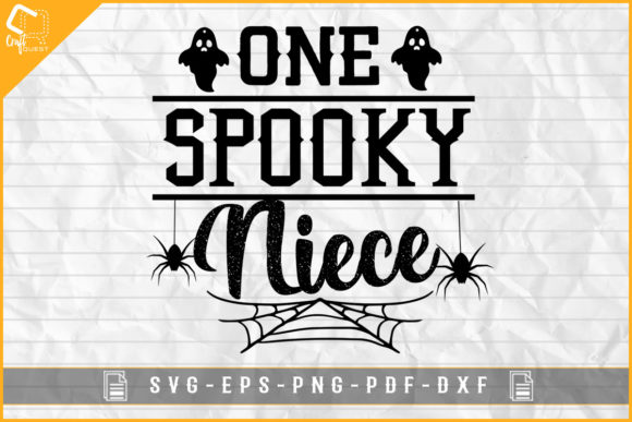 Review: Halloween T-shirt One Spooky Niece for Embroidery