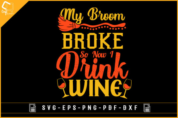 Review: My Broom Broke Halloween Witch Tee Design