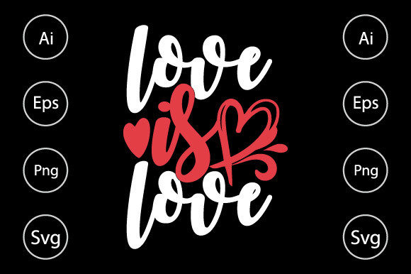 Reviewing Love is Lover Typography for Embroidery