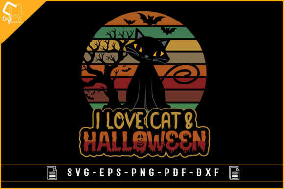 Reviewing the Halloween Vintage Retro Cat Lover Design