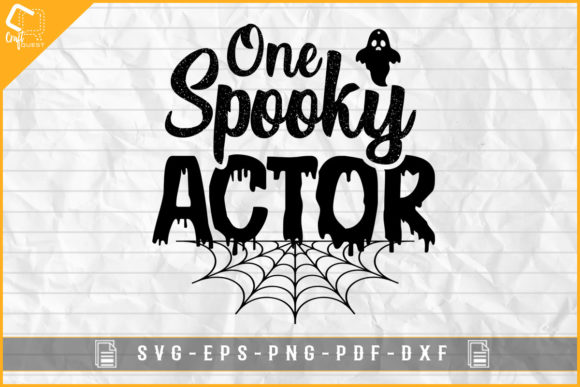 Reviewing the One Spooky Actor Halloween Shirt Design