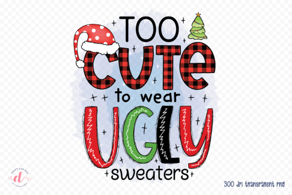 Reviewing Too Cute to Wear Ugly Sweaters PNG for Embroidery