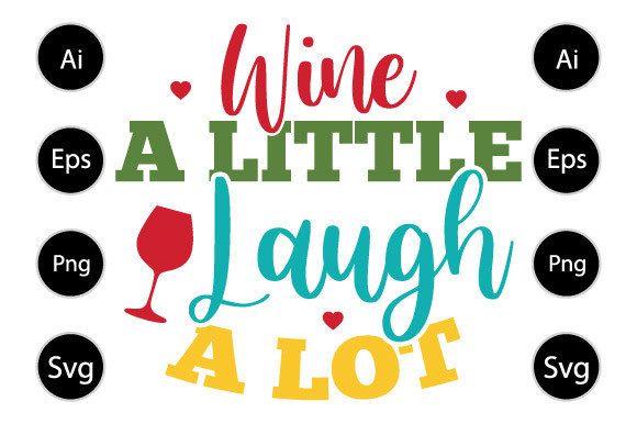 Reviewing Wine a Little Laugh a Lot for Embroidery